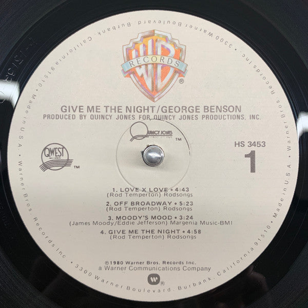 George Benson : Give Me The Night (LP, Album)