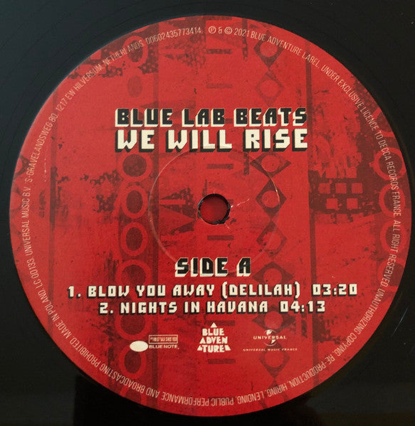 Blue Lab Beats : We Will Rise (12", EP)