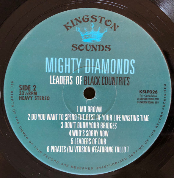 The Mighty Diamonds : Leaders Of Black Countries (LP, Album, RE)