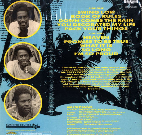 The Heptones : Swing Low (LP, Album, RE, Red)
