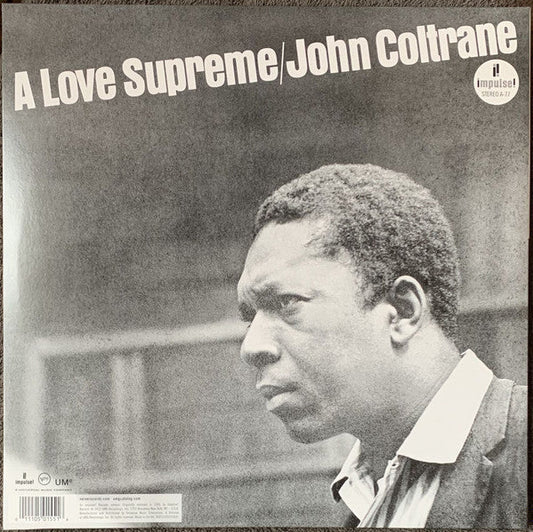 A picture of the cover sleeve of John Coltrane's A Love Supreme
