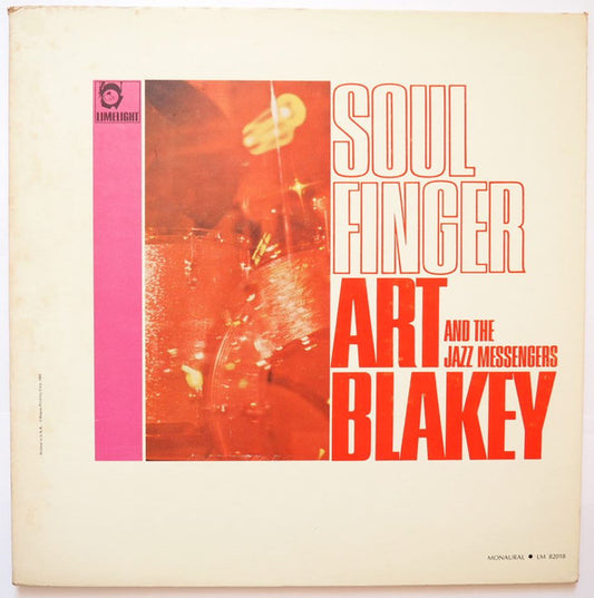 Art Blakey & The Jazz Messengers : Soul Finger (LP, Album, Mono, Gat)