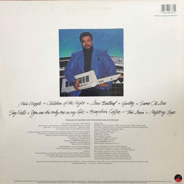 George Duke : Night After Night (LP, Album, SP)