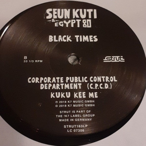 Seun Kuti + Egypt 80 : Black Times (2xLP, Album, Gat)