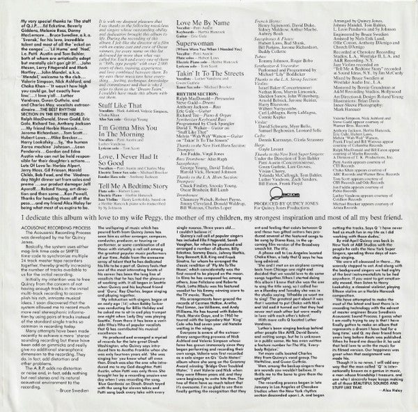 Quincy Jones : Sounds ... And Stuff Like That!! (LP, Album, Promo)