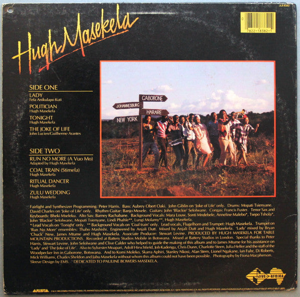 Hugh Masekela : Waiting For The Rain (LP, Album, Ind)