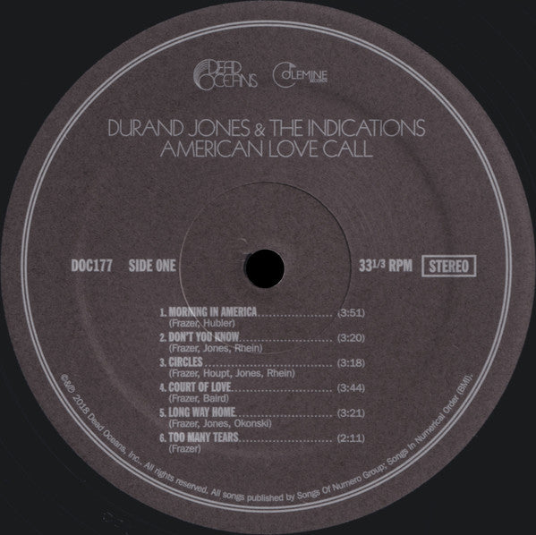 Durand Jones & The Indications : American Love Call (LP, Album)
