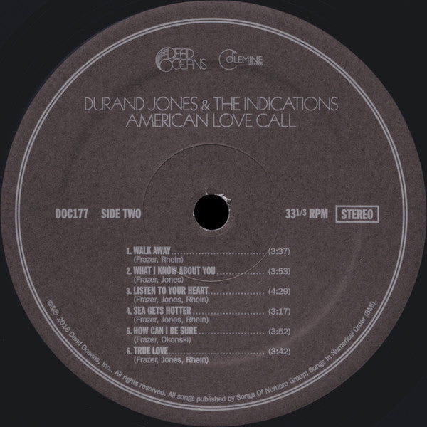 Durand Jones & The Indications : American Love Call (LP, Album)