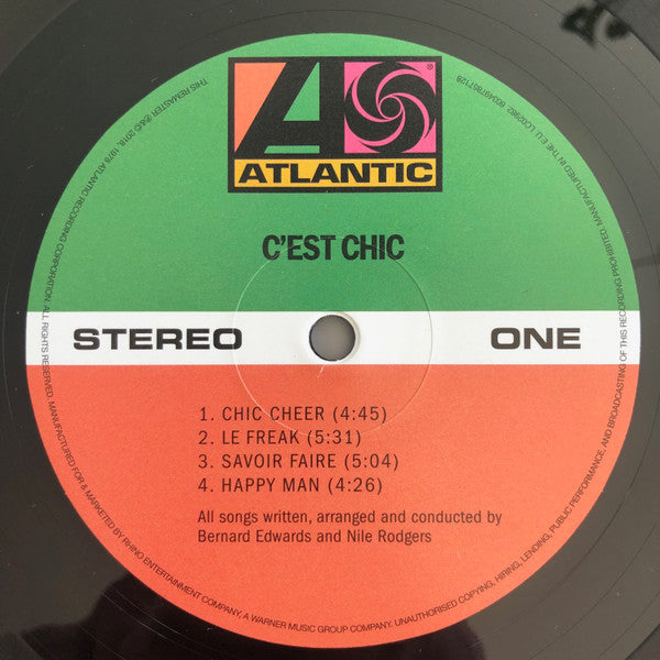 Chic : C'est Chic  (LP, Album, RE, RM, 180)