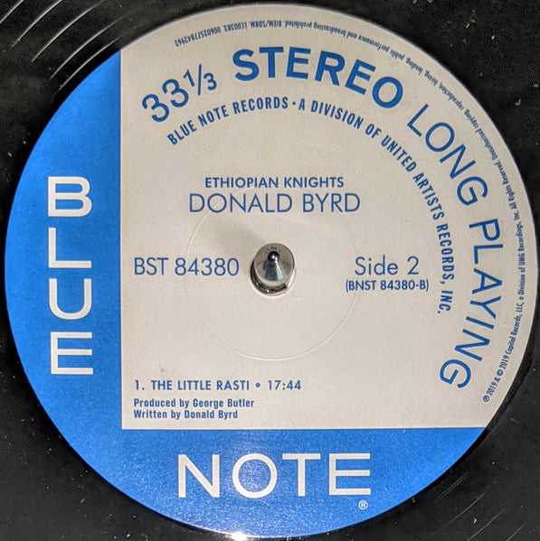 Donald Byrd : Ethiopian Knights (LP, Album, RE, 180)
