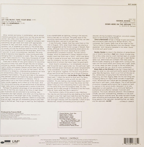 Grant Green : Alive! (LP, Album, RE, 180)