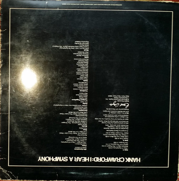 Hank Crawford : I Hear A Symphony (LP, Album, Mon)