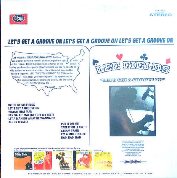 Lee Fields : Let's Get A Groove On (LP, Album, RE, RM)