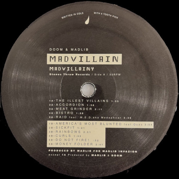 Madvillain : Madvillainy (2xLP, Album, RE)