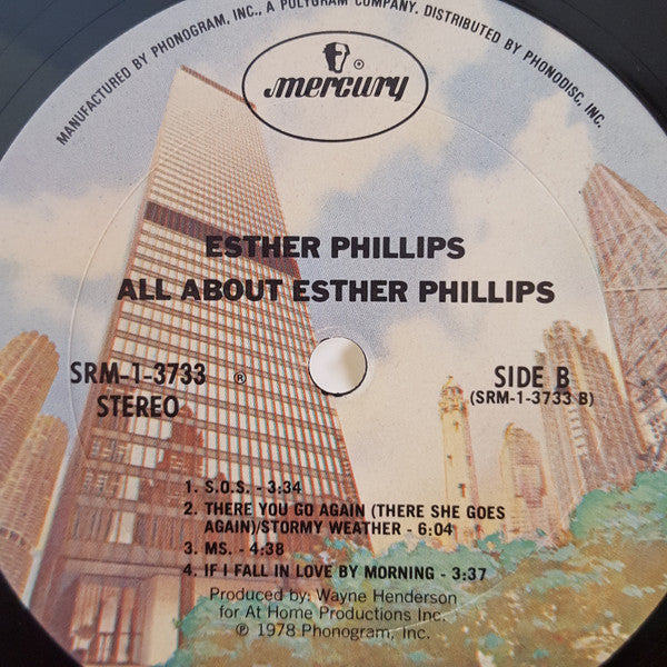 Esther Phillips : All About Esther Phillips (LP, Album)