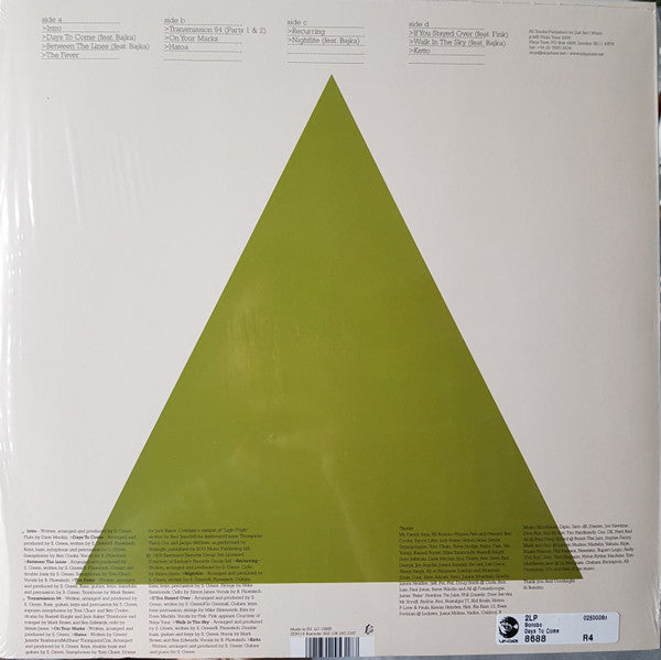 Bonobo : Days To Come (2xLP, Album, RP)