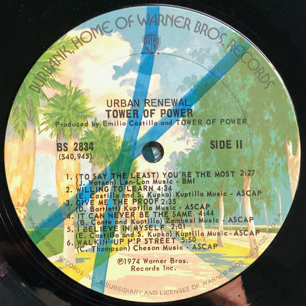 Tower Of Power : Urban Renewal (LP, Album, Ter)