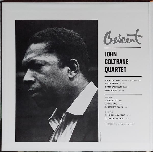 The John Coltrane Quartet : Crescent (LP, Album, RE, RM, Gat)