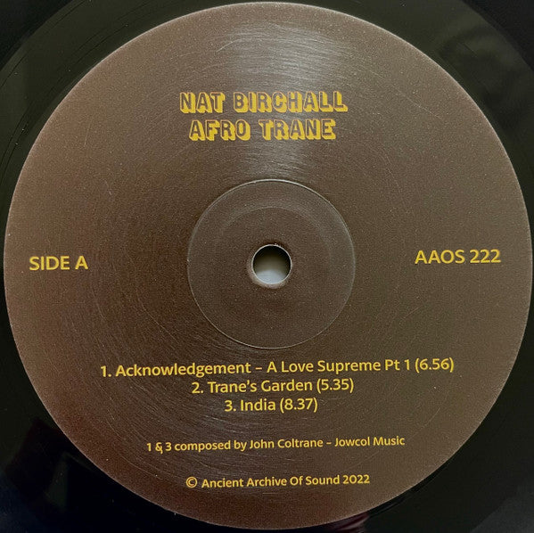 Nat Birchall : Afro Trane (LP, Album, Ltd)