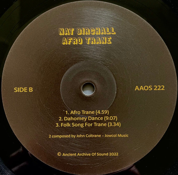 Nat Birchall : Afro Trane (LP, Album, Ltd)