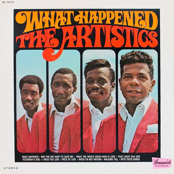 The Artistics : What Happened (LP, Album, Promo)