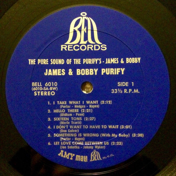 James & Bobby Purify : The Pure Sound Of The Purifys - James & Bobby (LP, Album, Bes)