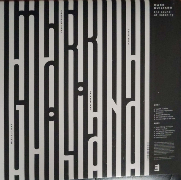Mark Guiliana : The Sound of Listening (LP, Album, Ele)