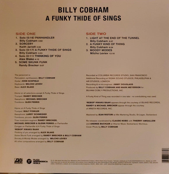Billy Cobham : A Funky Thide Of Sings (LP, Album)