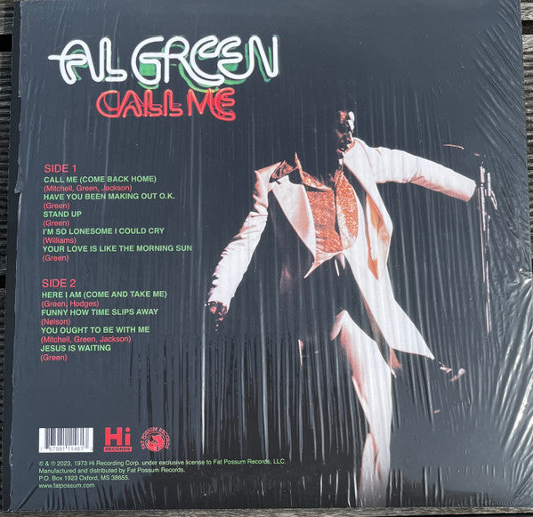 Al Green : Call Me (LP, Album, RE, RM)
