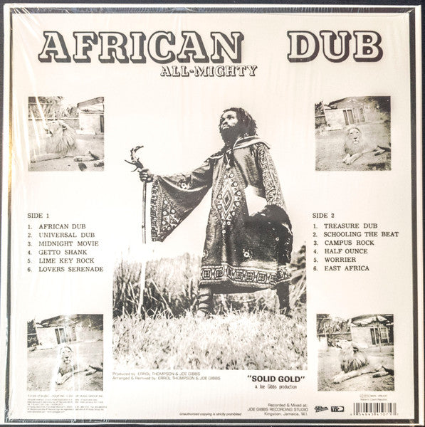 Joe Gibbs & The Professionals : African Dub All-Mighty - Chapter One (LP, Album, RE, RM, Yel)
