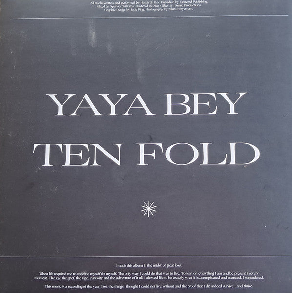 Yaya Bey : Ten Fold (LP, Album)
