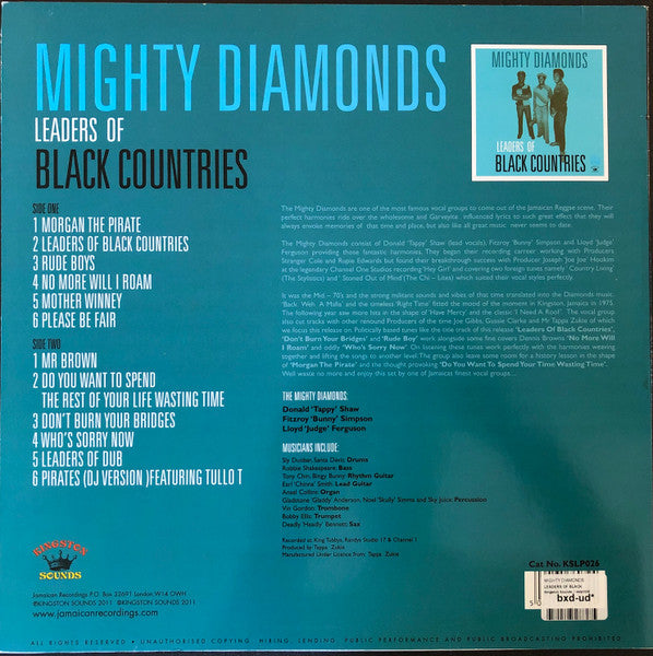 The Mighty Diamonds : Leaders Of Black Countries (LP, Album, RE)