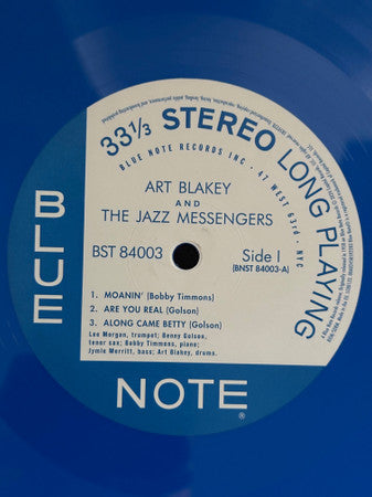 Art Blakey & The Jazz Messengers : Moanin' (LP, Album, Ltd, RE, Blu)