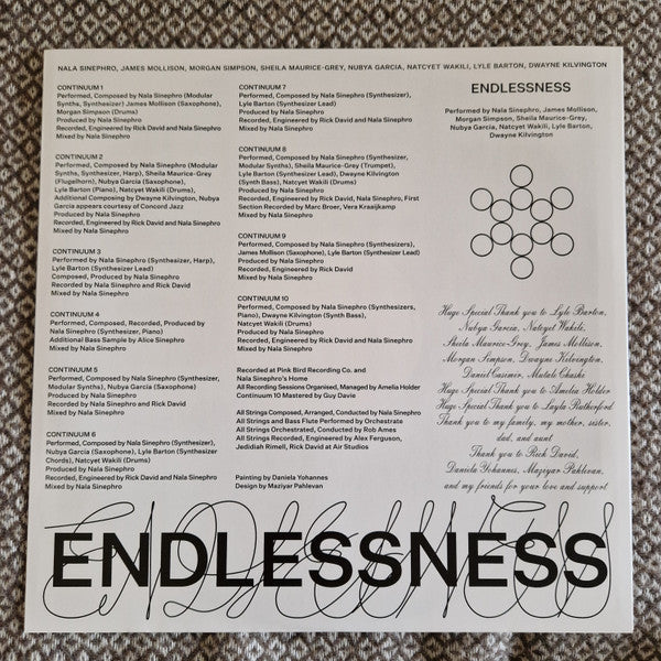 Nala Sinephro : Endlessness (LP + LP, S/Sided, Etch + Album)
