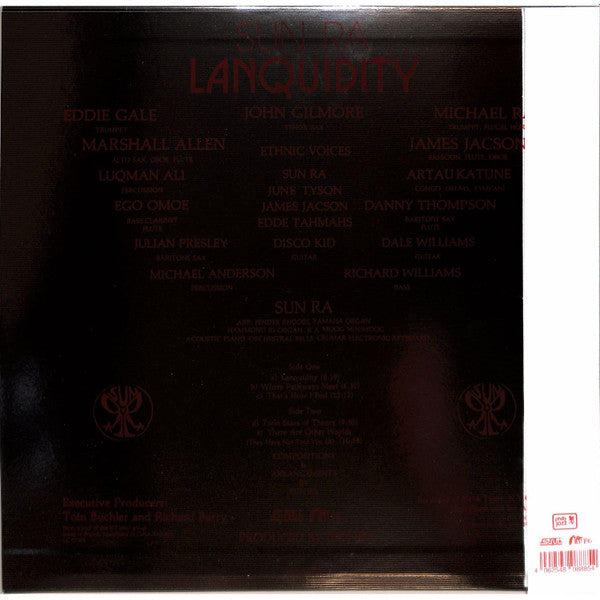 Sun Ra : Lanquidity (LP, Album, Dlx, RE)