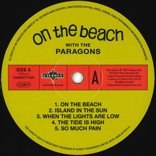 The Paragons : On The Beach (With The Paragons) (LP, Album, RE)