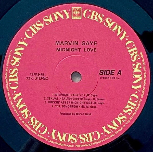 Marvin Gaye : Midnight Love (LP, Album)
