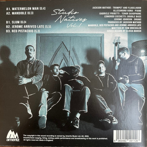 Jackson Mathod : Studio Natives Vol.1 (LP, Album)