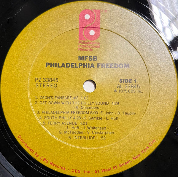 MFSB : Philadelphia Freedom (LP, Album, Promo, Pit)