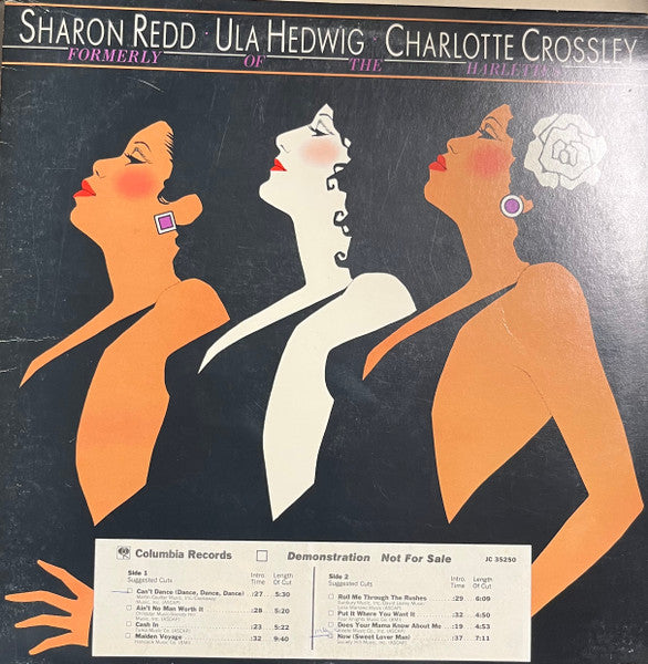 Sharon Redd • Ula Hedwig • Charlotte Crossley : Formerly Of The Harlettes (LP, Album, Promo)