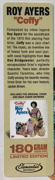 Roy Ayers : Coffy (Original Motion Picture Soundtrack) (LP, Album, Ltd, RE, 180)