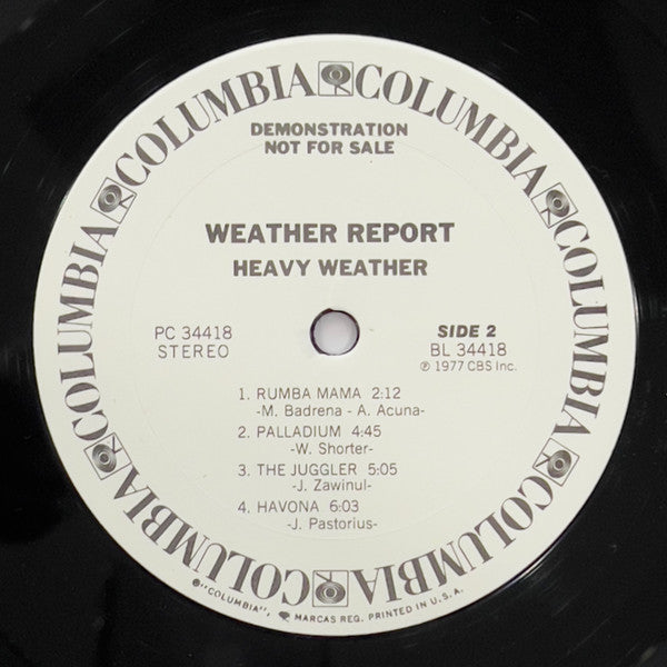Weather Report : Heavy Weather (LP, Album, Promo, Pit)