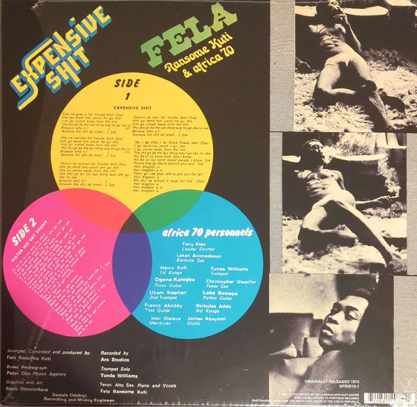 Fela Kuti & Africa 70 : Expensive Shit (LP, Album, RE)