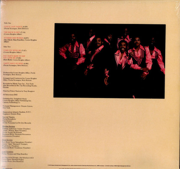 Crown Heights Affair : Dance Lady Dance (LP, Bla)
