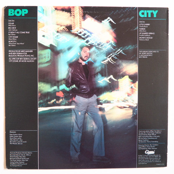 Ben Sidran : Bop City (LP, Album)
