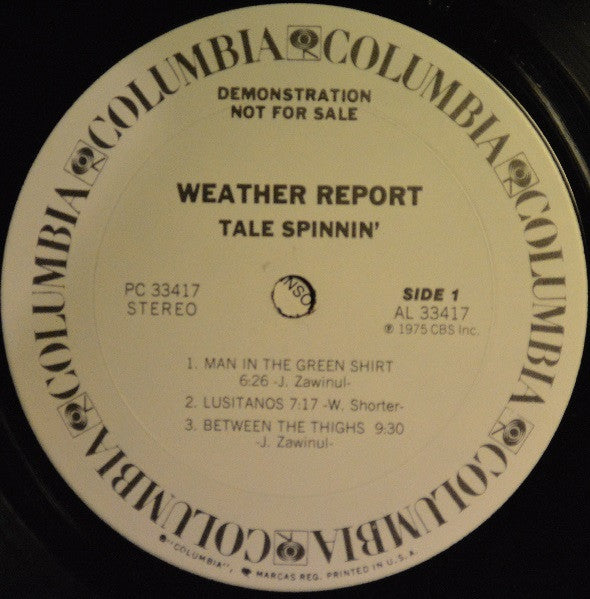 Weather Report : Tale Spinnin' (LP, Album, Promo)