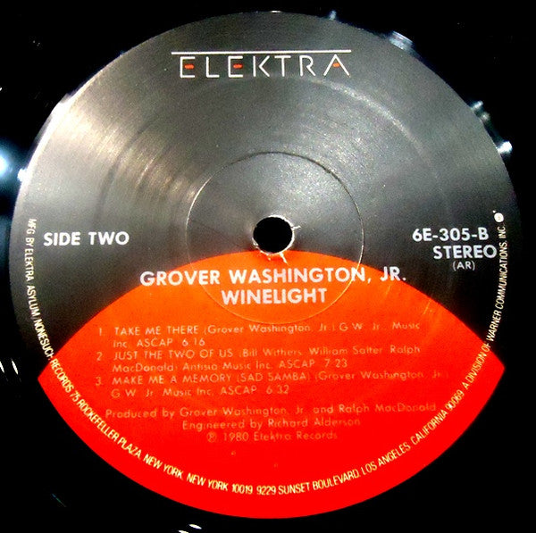 Grover Washington, Jr. : Winelight (LP, Album, RE)