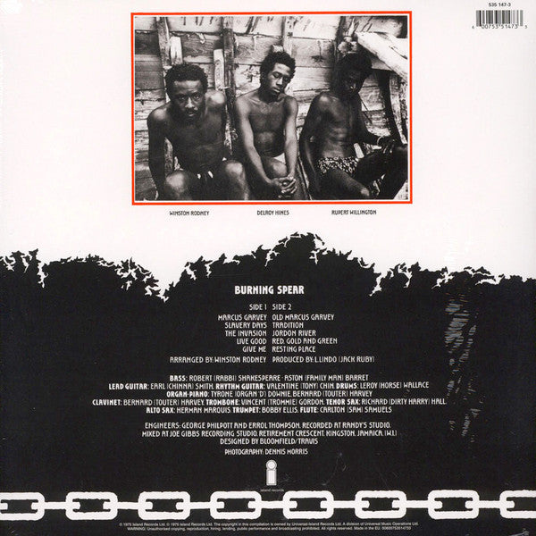 Burning Spear : Marcus Garvey (LP, Album, RE, 180)