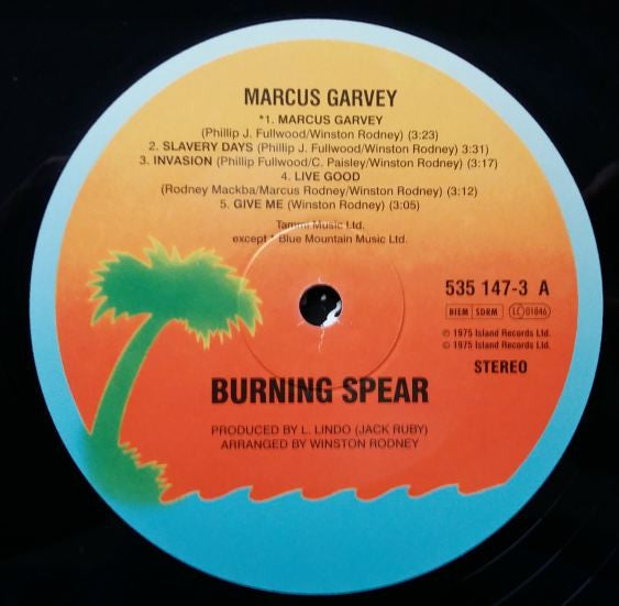 Burning Spear : Marcus Garvey (LP, Album, RE, 180)