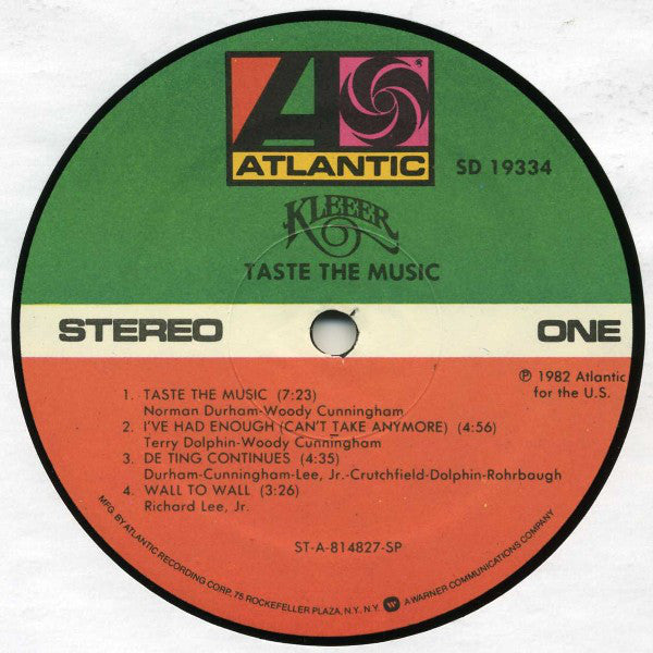 Kleeer : Taste The Music (LP, Album, SP)